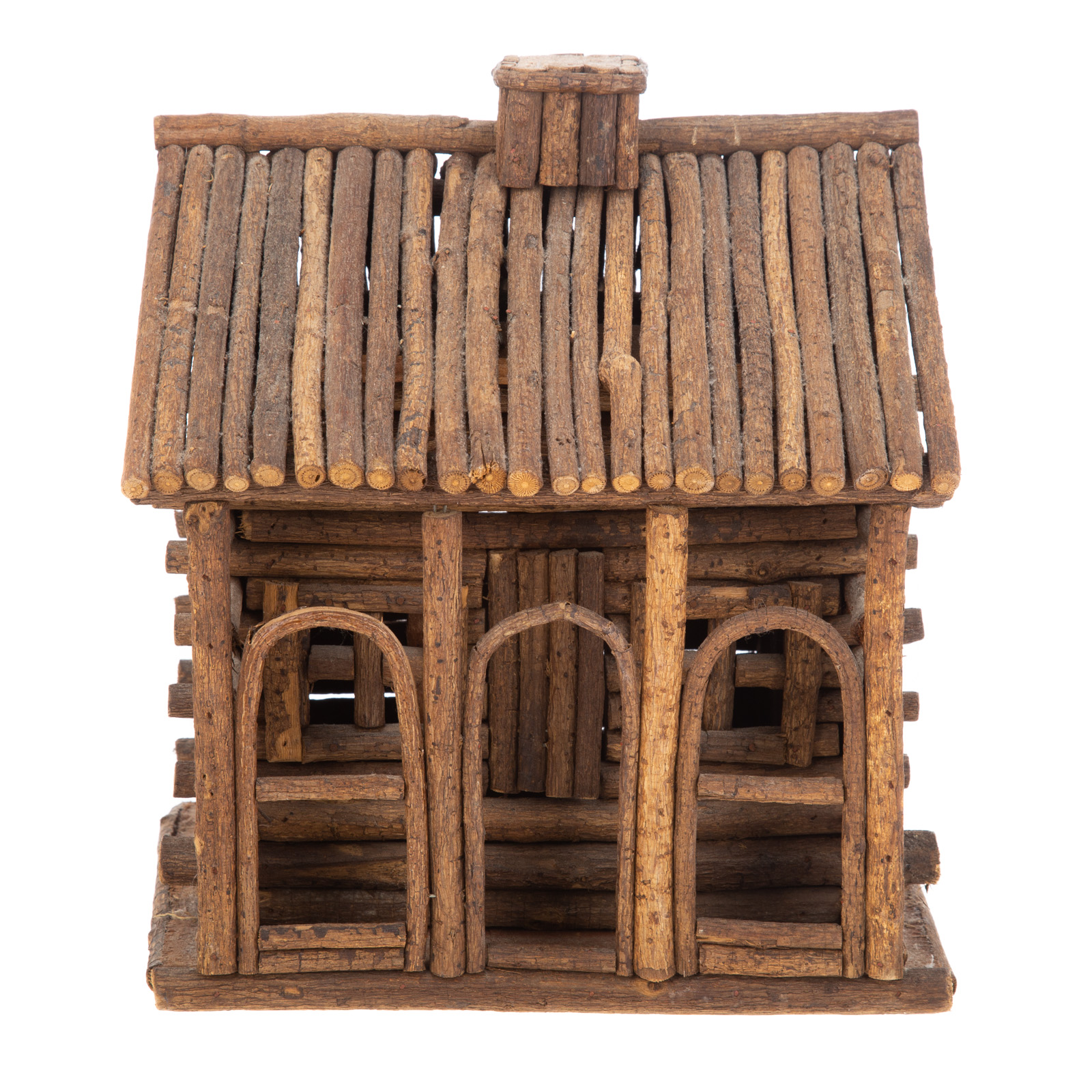 FOLK ART LOG CABIN, POSSIBLE