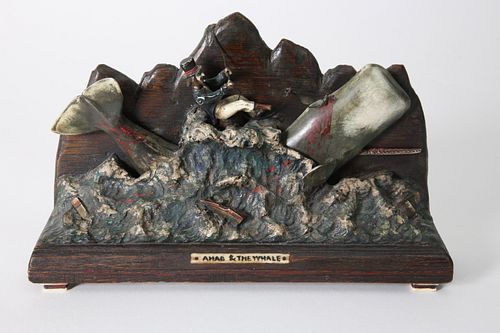 FOLK ART MECHANICAL "AHAB AND THE