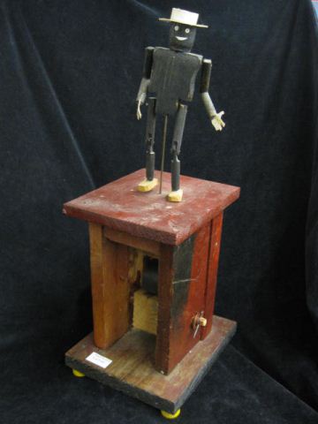 Folk Art Mechanical Wooden Toy of