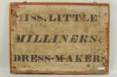 FOLK ART MILLINERS PAINTED TRA