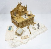 FOLK ART MODEL OF A CATHOLIC A