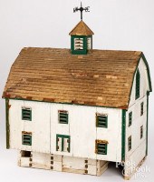 FOLK ART MODEL OF A BARN, EARL