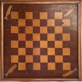 FOLK ART MULTI-WOOD INLAID GAM