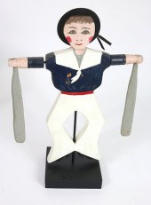 FOLK ART NANTUCKET SAILOR WHIR