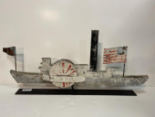 FOLK ART  PADDLEWHEEL WEATHERV