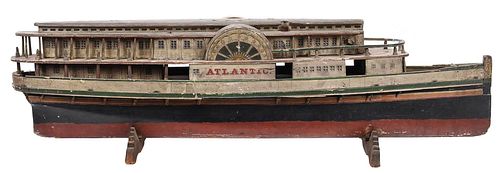FOLK ART PADDLEWHEELER ATLANTIC
