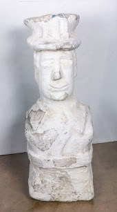 FOLK ART PAINT DECORATED CAST