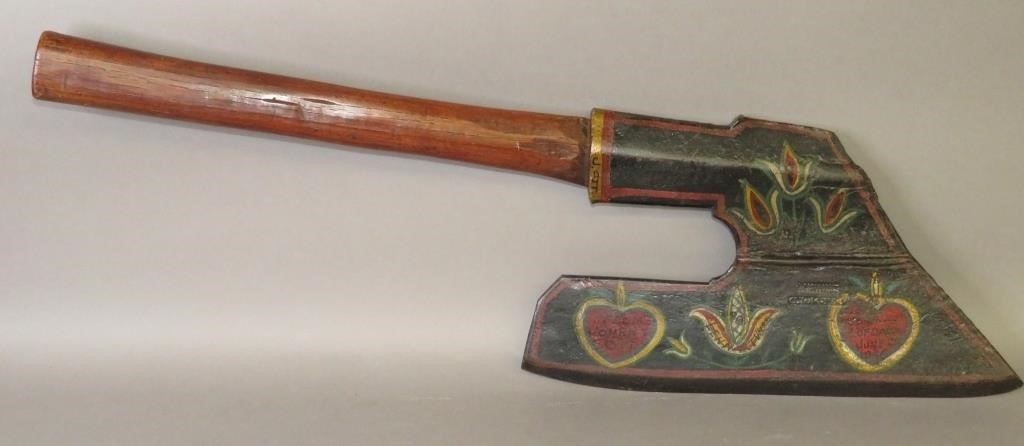 FOLK ART PAINT DECORATED RIGHT HAND