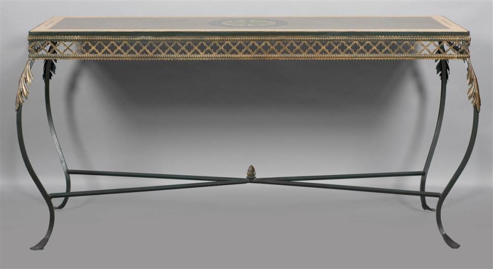 FOLK ART PAINTED CONSOLE