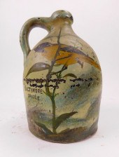 FOLK ART PAINTED JUGFolk Art p