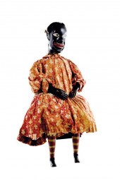 Folk art painted Mammy marione