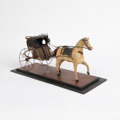 FOLK ART PAINTED WOOD AND TIN