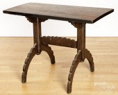 FOLK ART PAINTED WORK TABLEFol