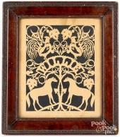 FOLK ART PAPER CUTWORK, 19TH C