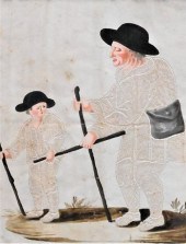 FOLK ART PIN PRICK AND WATERCO
