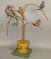 FOLK ART POLYCHROME PAINTED CA