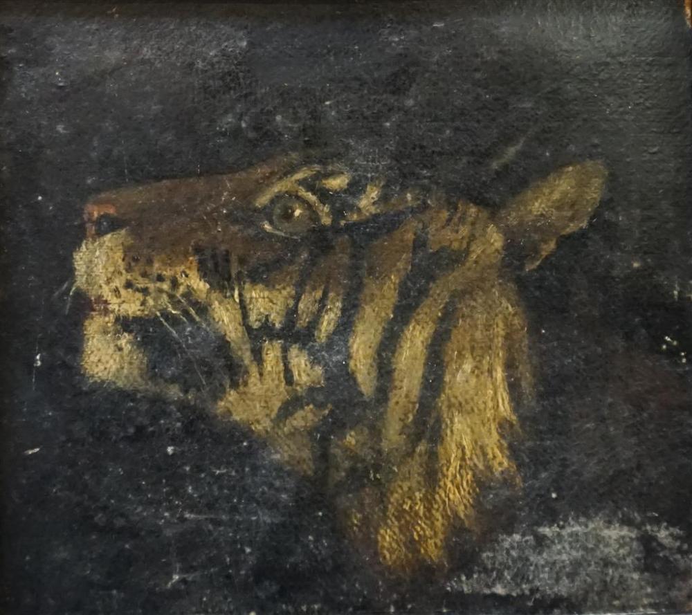 FOLK ART, PORTRAIT OF A TIGER,