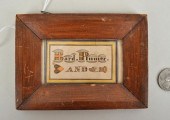 FOLK ART REBUS, BARD PLUMER, H