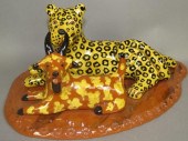 FOLK ART REDWARE "PEACEABLE KI