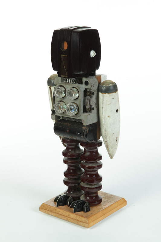 FOLK ART ROBOT RAWBOT-1.  American