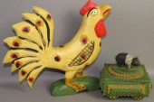 FOLK ART ROOSTER & BOXca. 1999