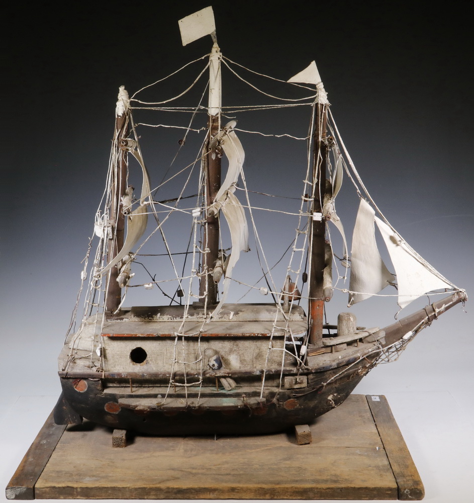 FOLK ART SAILING SHIP FORM