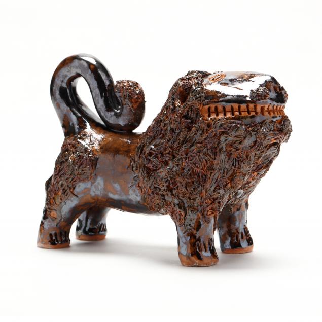 FOLK ART SMILING LION, BILLY RAY