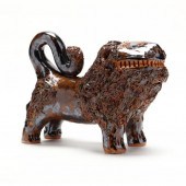 FOLK ART SMILING LION, BILLY R