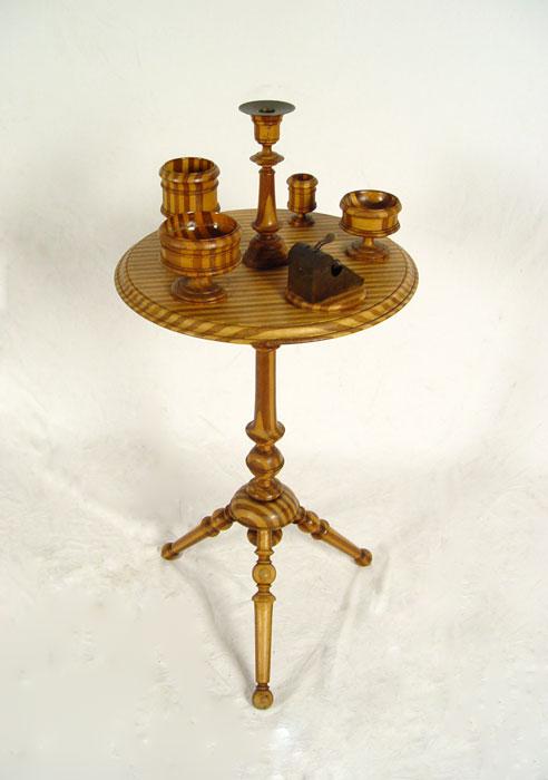 FOLK ART SMOKING STAND: One of a