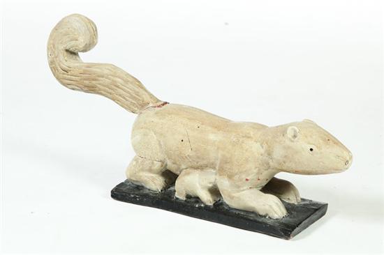 FOLK ART SQUIRREL.  From Darke