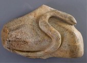 FOLK ART STONE CARVING OF SNAK