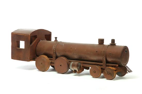 FOLK ART TRAIN ENGINE.  American 