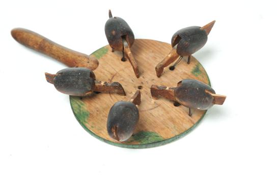 FOLK ART TURKEY TOY.  American 