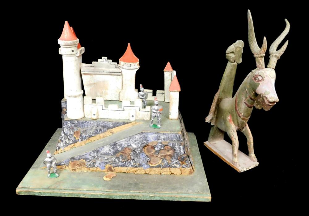 FOLK ART: TWO PIECES INCLUDING