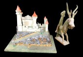 FOLK ART: TWO PIECES INCLUDING