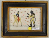 FOLK ART W/C RIDER & ZOUAVE SO