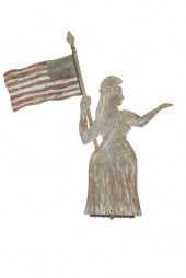 FOLK ART WEATHERVANE.  America