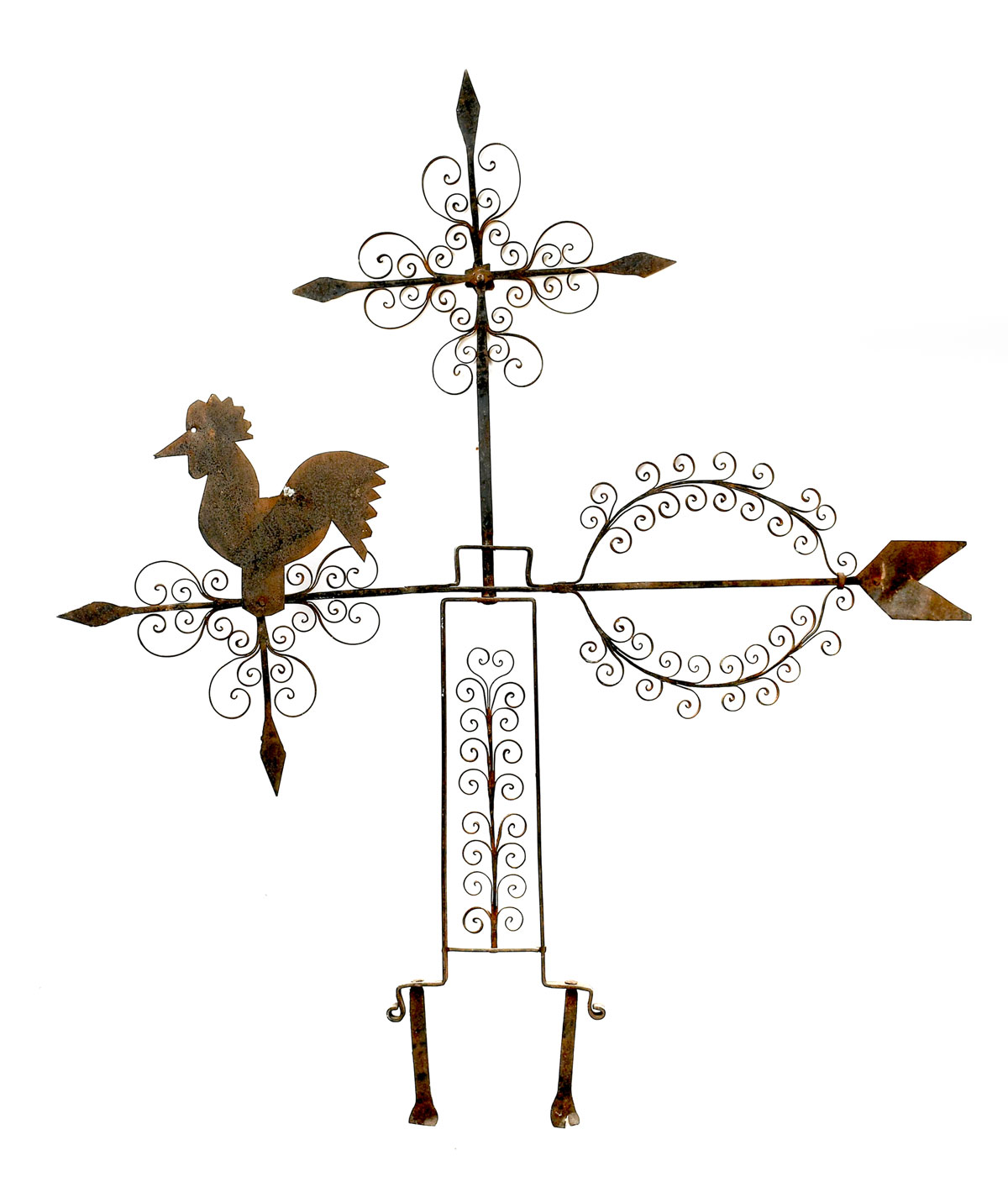 FOLK ART WEATHERVANE: Hand