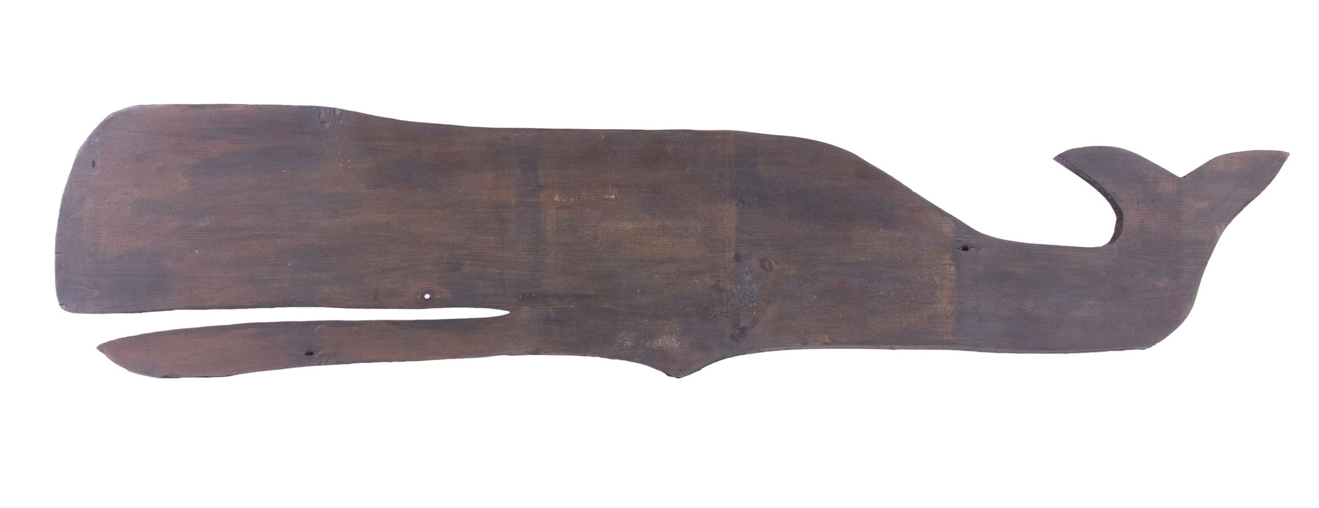 FOLK ART WHALE PLAQUE Whale