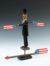 FOLK ART WHIRLIGIG - Contempor