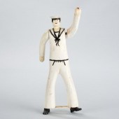 FOLK ART WHIRLIGIG OF SAILORA