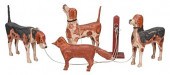FOLK ART WOOD HUNT SCENE FIGUR