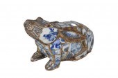 FOLK CEMENT RABBIT OVERLAID WI