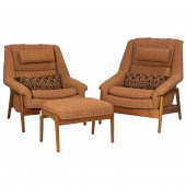 FOLKE OHLSSON, LOUNGE CHAIRS A