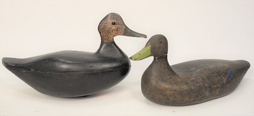 FOLKEY BLACK DUCK DECOY,