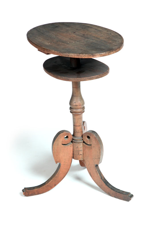 FOLKSY CANDLESTAND.  Zoar 