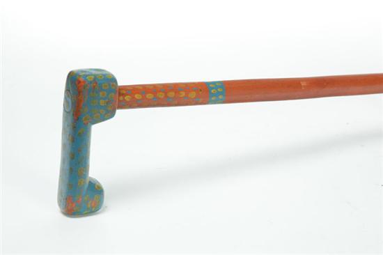 FOLKSY CANE.  American  mid 19th