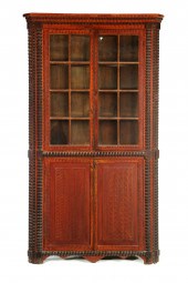 FOLKSY CORNER CUPBOARD.  Proba