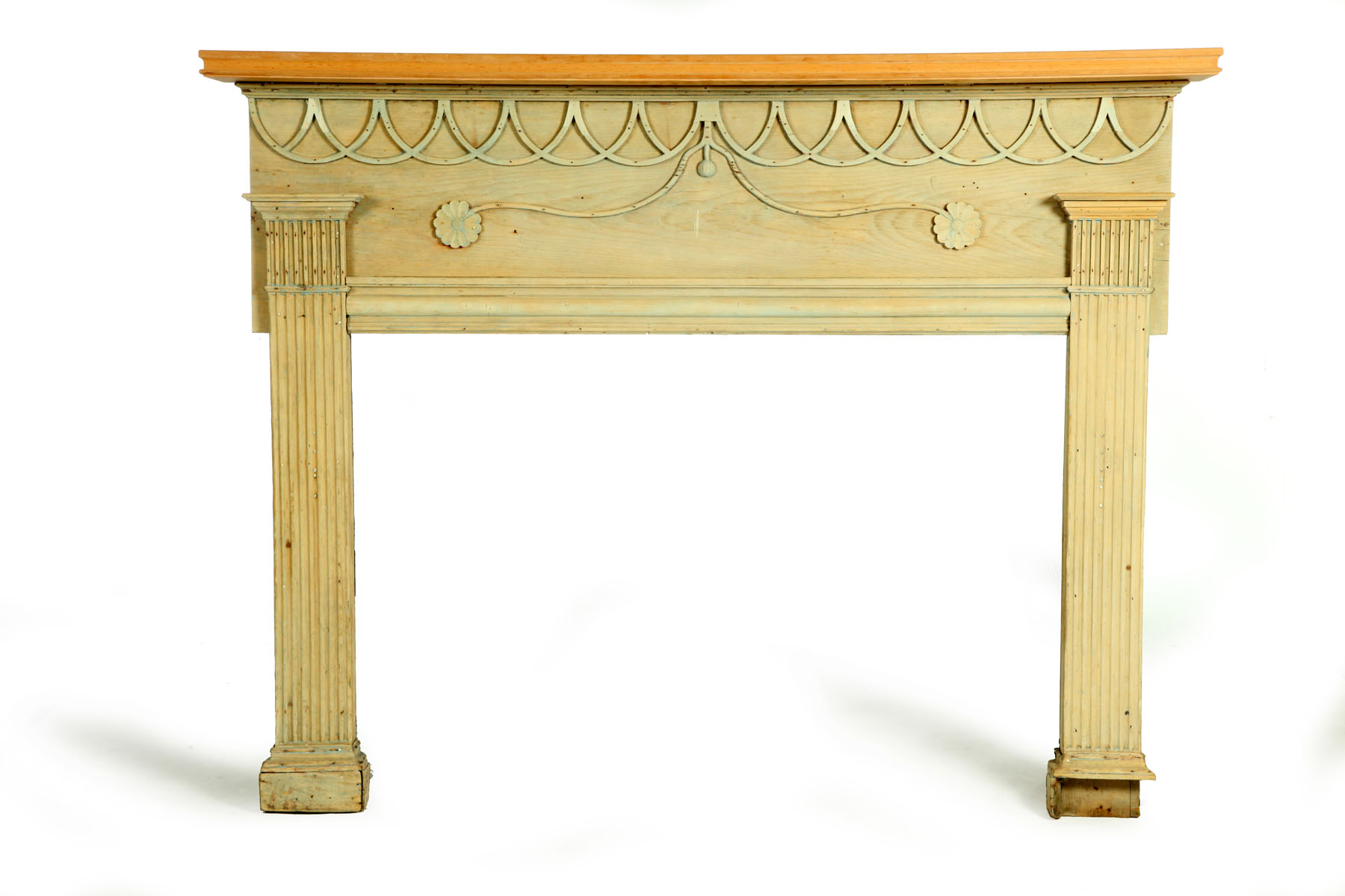 FOLKSY FIREPLACE MANTEL. 