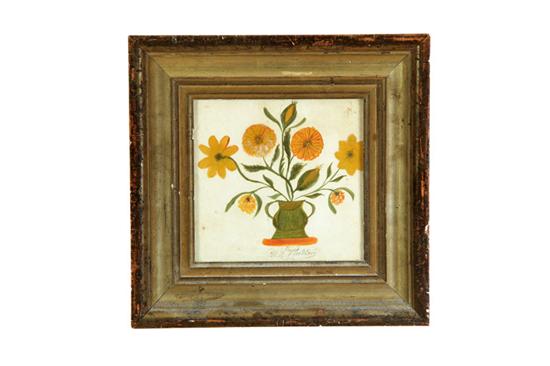 FOLKSY FLORAL STILL LIFE (AMERICAN